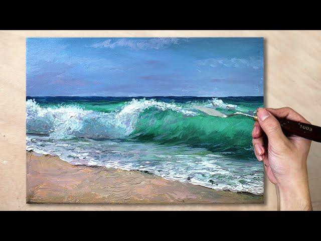 Acrylic Seascape Painting