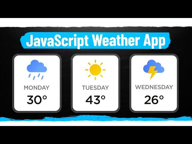 How To Build A Weather App In JavaScript Without Needing A Server