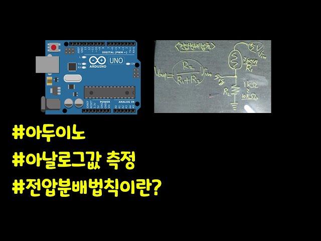 Voltage division law for analog value measurement in Arduino!