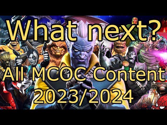 MCOC - Every Single Piece of Content! - Progression Guide - 2023/2024