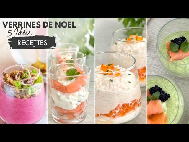 VERRINE DE NOEL | 5 idées simples & rapides d'apéritifs | amuse bouche petit budget & Meal Prep 