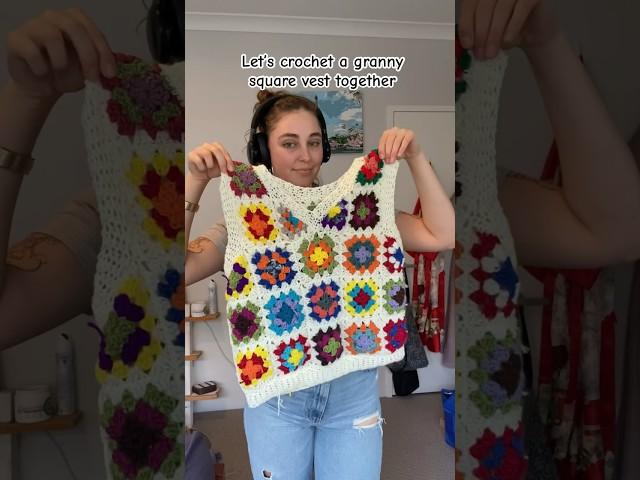 I Made a Vest Out of Granny Squares