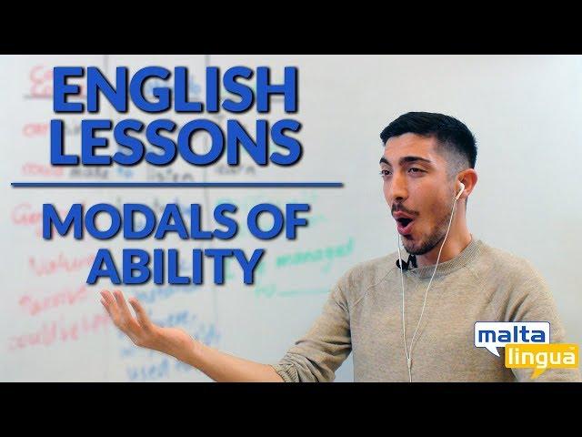 Modals of Ability - Free English Grammar Lesson B2 (Upper Intermediate)