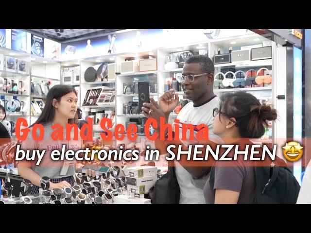 Foreigners flock to S. China's tech hub of Shenzhen, home to HUAWEI, for electronics