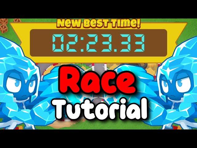 BTD6 Race Tutorial / guide |  Line Em Up