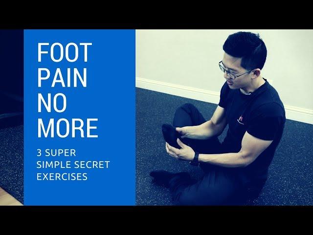 3 secret exercises for plantar fasciitis foot pain - these totally cured my foot pain!