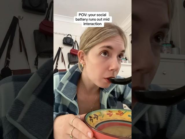 Stop talking                                #social #socialbattery #funny #real #comedy #life