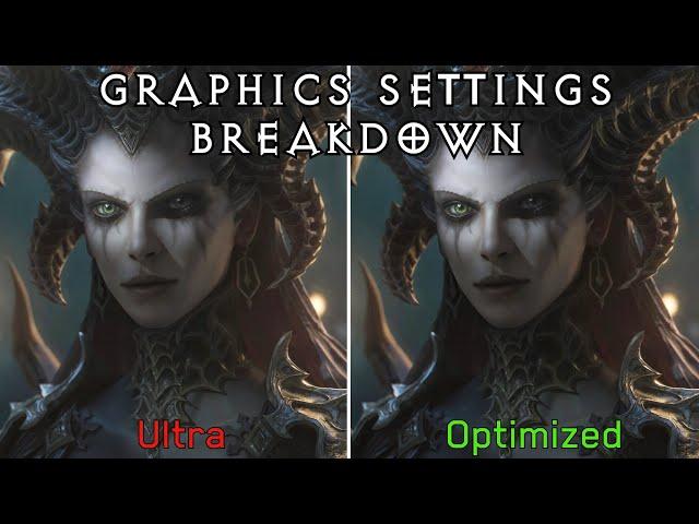 Diablo IV | Every Graphics Settings Tested / Optimization Guide | Best Settings | Stuttering Fix