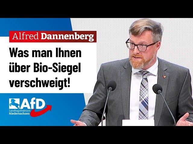 Was man Ihnen über Bio-Siegel verschweigt! – Alfred Dannenberg (AfD)