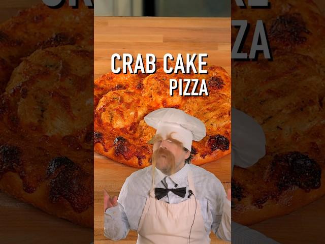 Crab Cake Pizza  w/ Swedish Chef #shorts
