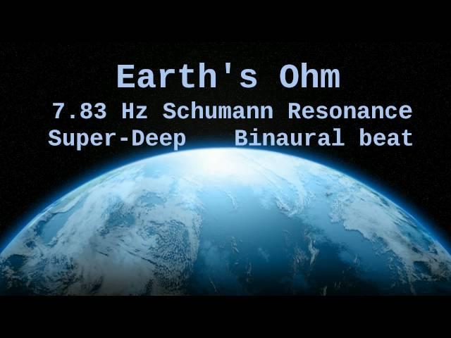 Earth's Ohm, 7.83 Hz Deep Theta Binaural Beat ( Schumann Resonance for 6 Hours )