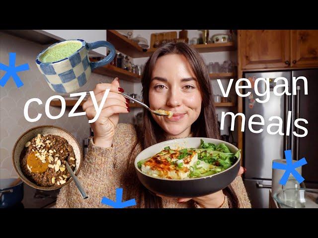 Cozy and Easy Vegan Meals | What I Eat in a Day