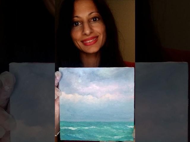 Sea oil painting  #art #artist #fantasy #oilpaint #oils #paint #painter #fineart #short #reveal