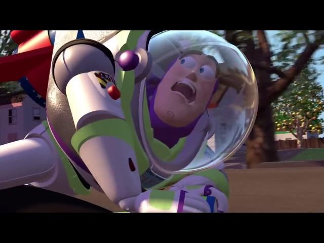 Toy story Woody gets kicked out the truck