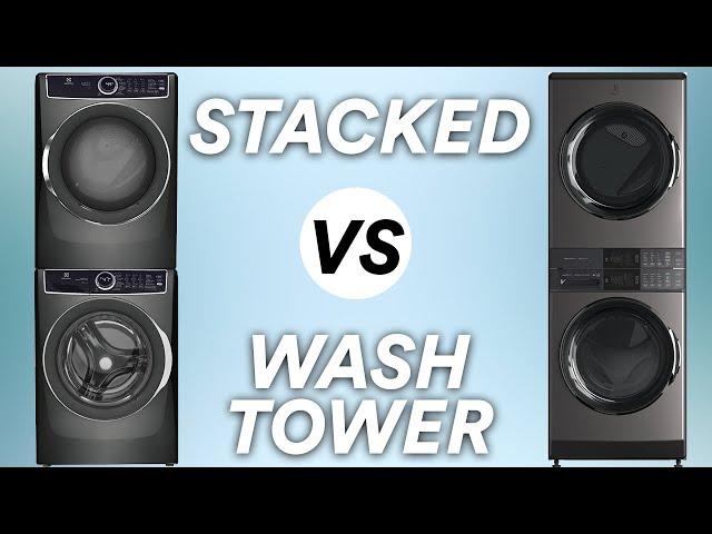 Stackable Washer and Dryer vs Wash Towers | Pros and Cons