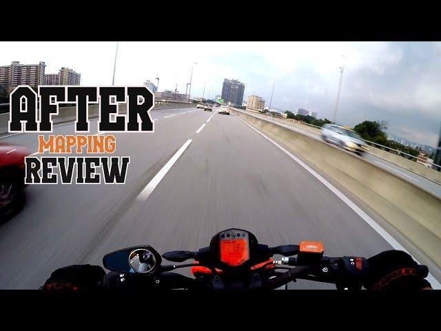 KTM DUKE 250 AFTER MAPPING REVIEW