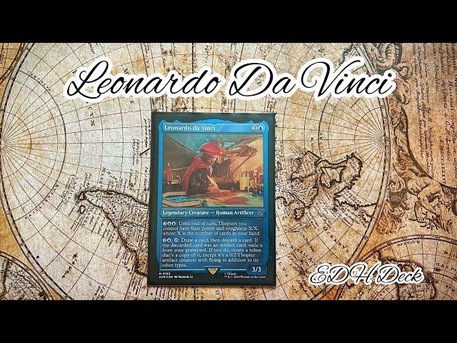 Leonardo Da Vinci EDH Deck #mtg #edh #deckprofile #cards #leonardodavinci #assassinscreed