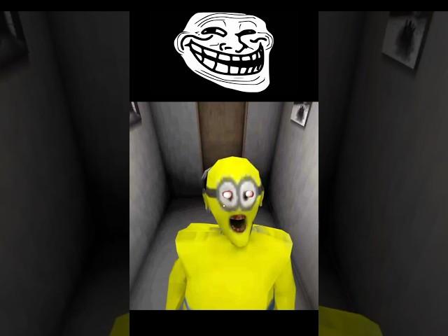 Minion Granny Vs Angelina  Troll Face  #shortsviral #youtubeshorts #granny #shortsfeed #troll
