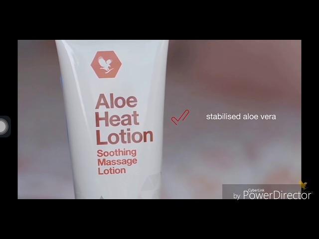 FOREVER ALOE HEAT LOTION, BENEFITS