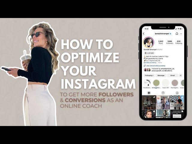 How to Optimize your Instagram Profile as an Online Coach