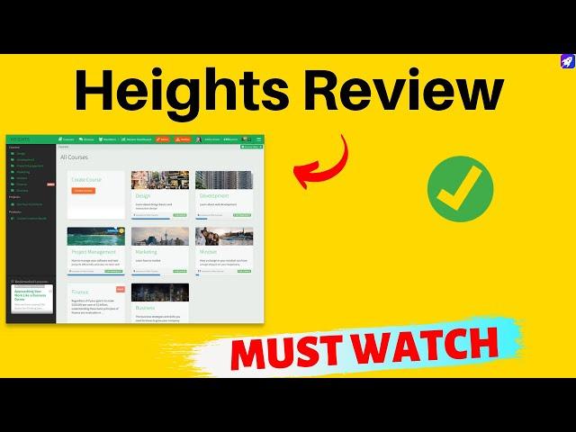 Heights Review- Best Course Platform for just $79