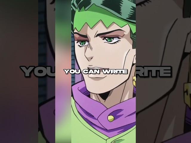 Heavens door op irl #anime #animeedit #animeshort #animeshorts #jjba #rohan #jotaro #diobrando
