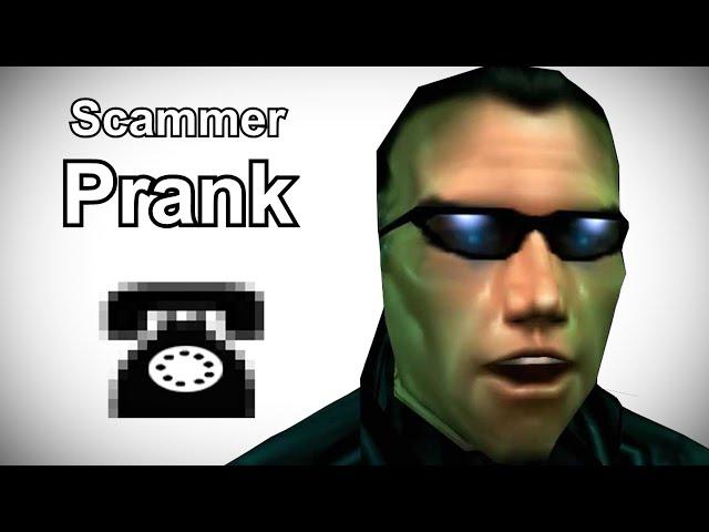 JC Denton Calls Tech Support Scammers Again - Deus Ex Prank Call