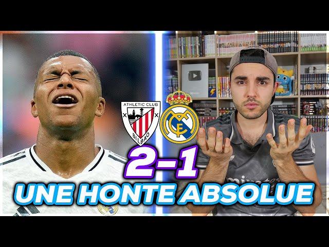 DÉFAITE HONTEUSE du REAL ! MBAPPE TROP NUL ! Résumé Athletic Bilbao 2-1 Real Madrid