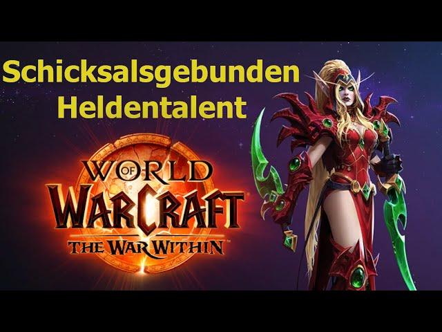 Schicksalsgebundener Schurke Heldentalente - WoW The War Within Talent Vorschau | Meucheln Schurke