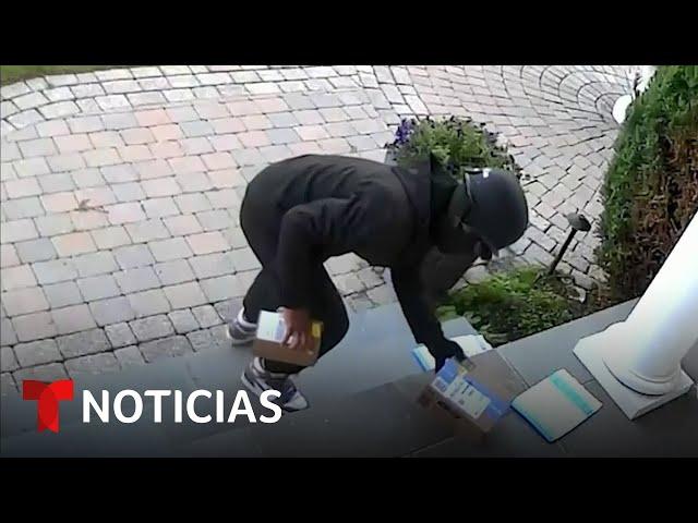 Detectan patrón nacional en el robo de paquetes con iPhones | Noticias Telemundo