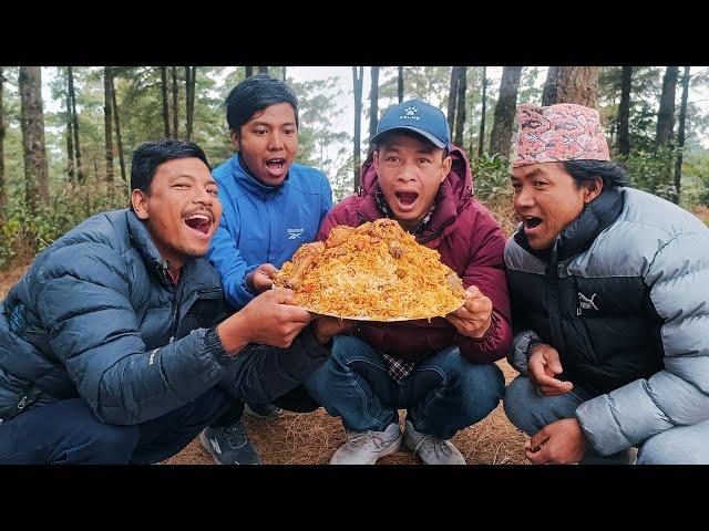 Jungle Adventure | Cooking Chicken Biryani with Friends in the Wild