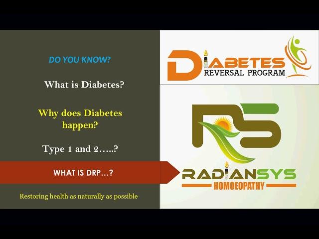 Diabetes Reversal Program (DRP) - Dr. Chak