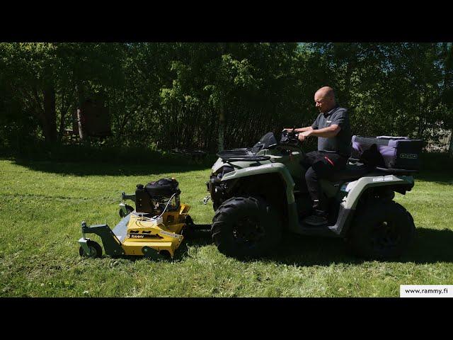 Rammy Lawn mower 120 ATV PRO with side shift kit 2021