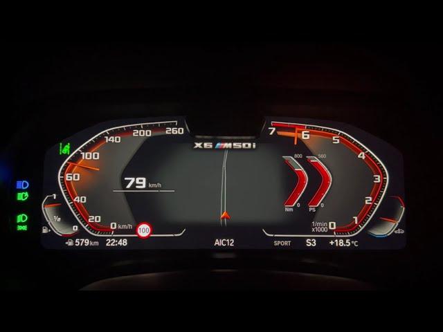 BMW X6 M50i Acceleration