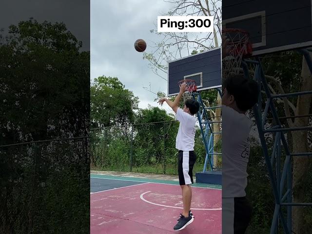 เมื่อคุณเล่นบาสด้วยปิง 999+  #ping999 #ปิง #แลค #basketball #บาสเก็ตบอล