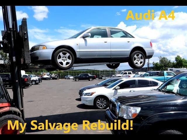 Sergey Pip VLOG 42 My Cheap Audi Purchase from a Salvage Auction