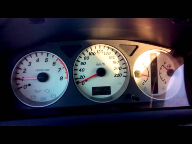 Mitsubishi Lancer 9 Запуск на теплом двигателе