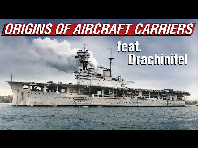 How Aircraft Went To Sea - From Biplane Barges to Aircraft Carriers (feat. Drachinifel)