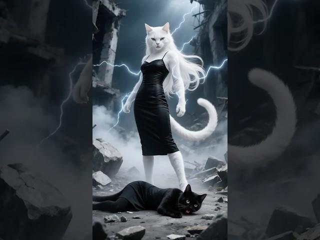 Mother Cat’s Revenge: Protecting Her Kitten!  | AI Cat Story #shorts #cat #kitten #story #ai
