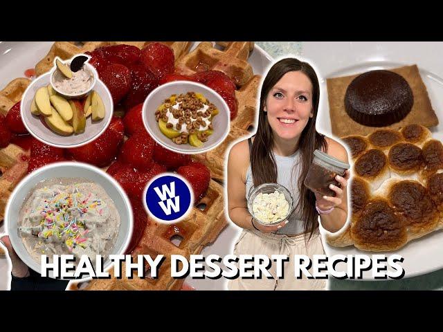 Low Point Healthy Desserts That Are QUICK & EASY | WeightWatchers Desserts | Weight Loss Recipes