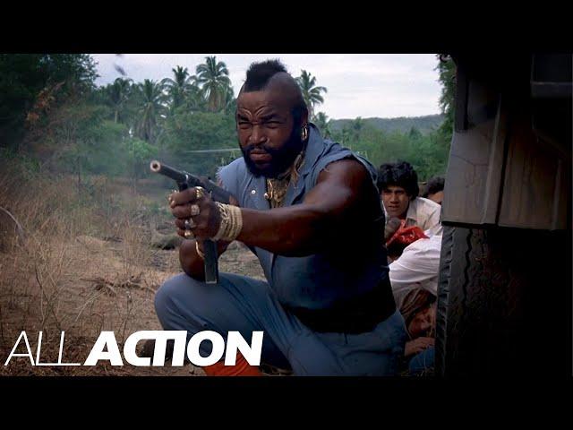 The A-Team Battle The Mexican Guerrillas | The A-Team | All Action