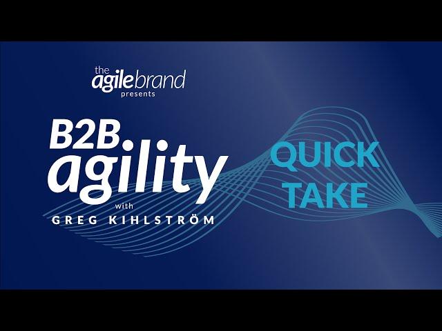 B2B Quick Take: Ensuring the right data is collected to enable a better customer experience