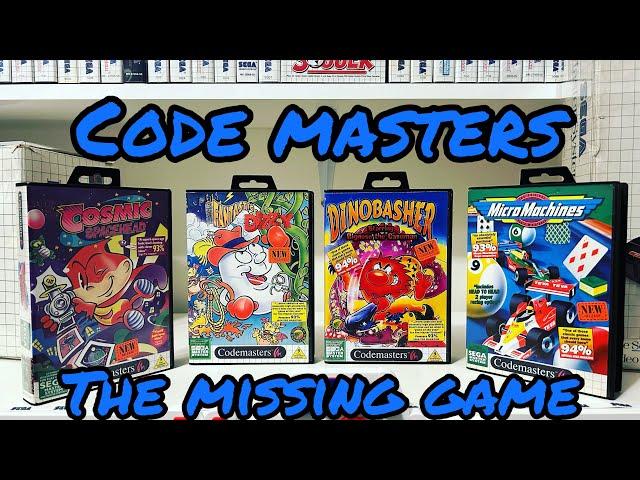 Code Masters The Missing Master System Game.