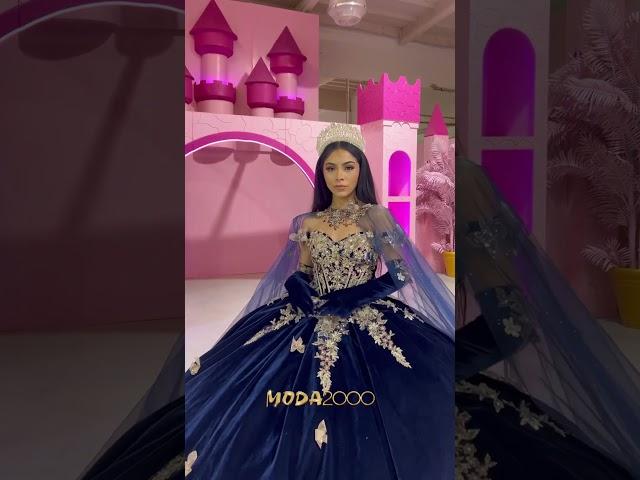 Navy Blue #Quince Dress #moda2000 #quinceañera