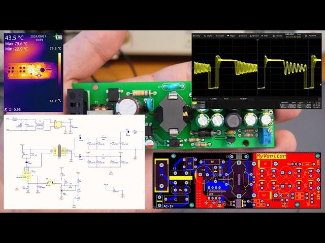 85-260VAC to Dual +/-15VDC-0.5A Switching Power Supply