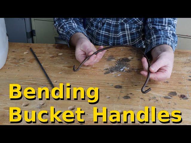 How to make heavy steel bucket handles