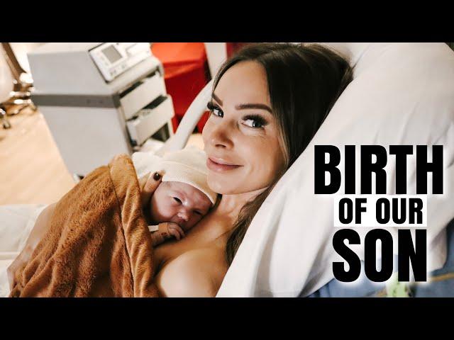 EMOTIONAL LIVE BIRTH OF OUR SON | CHATWIN LABOR AND DELIVERY