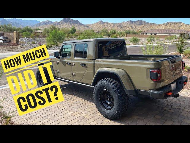 How much did I pay for my 2020 Jeep Gladiator Mojave and how much I pay a month to own it?