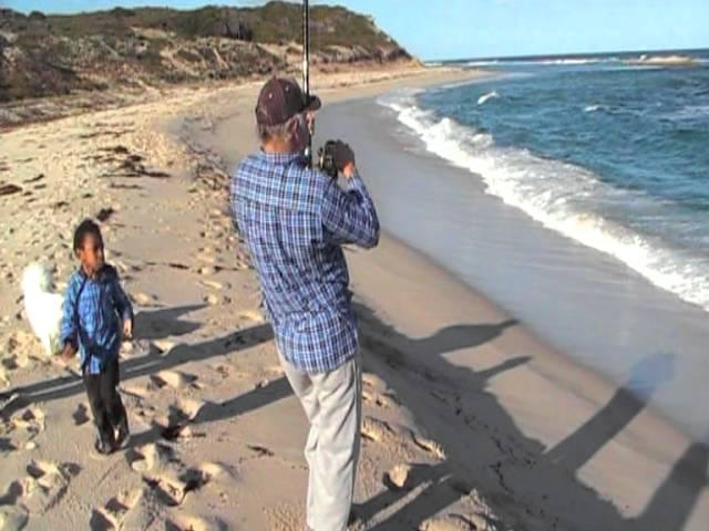 MONSTER SALMON 13 MILE BEACH HOPETOUN WESTERN  AUSTRALIA