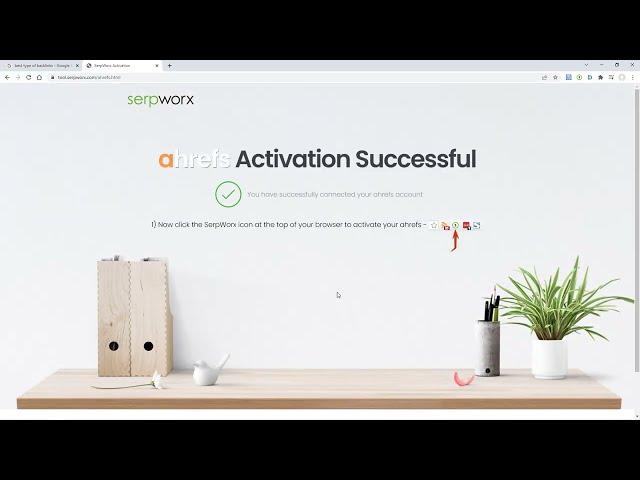 Connect ahrefs to SerpWorx